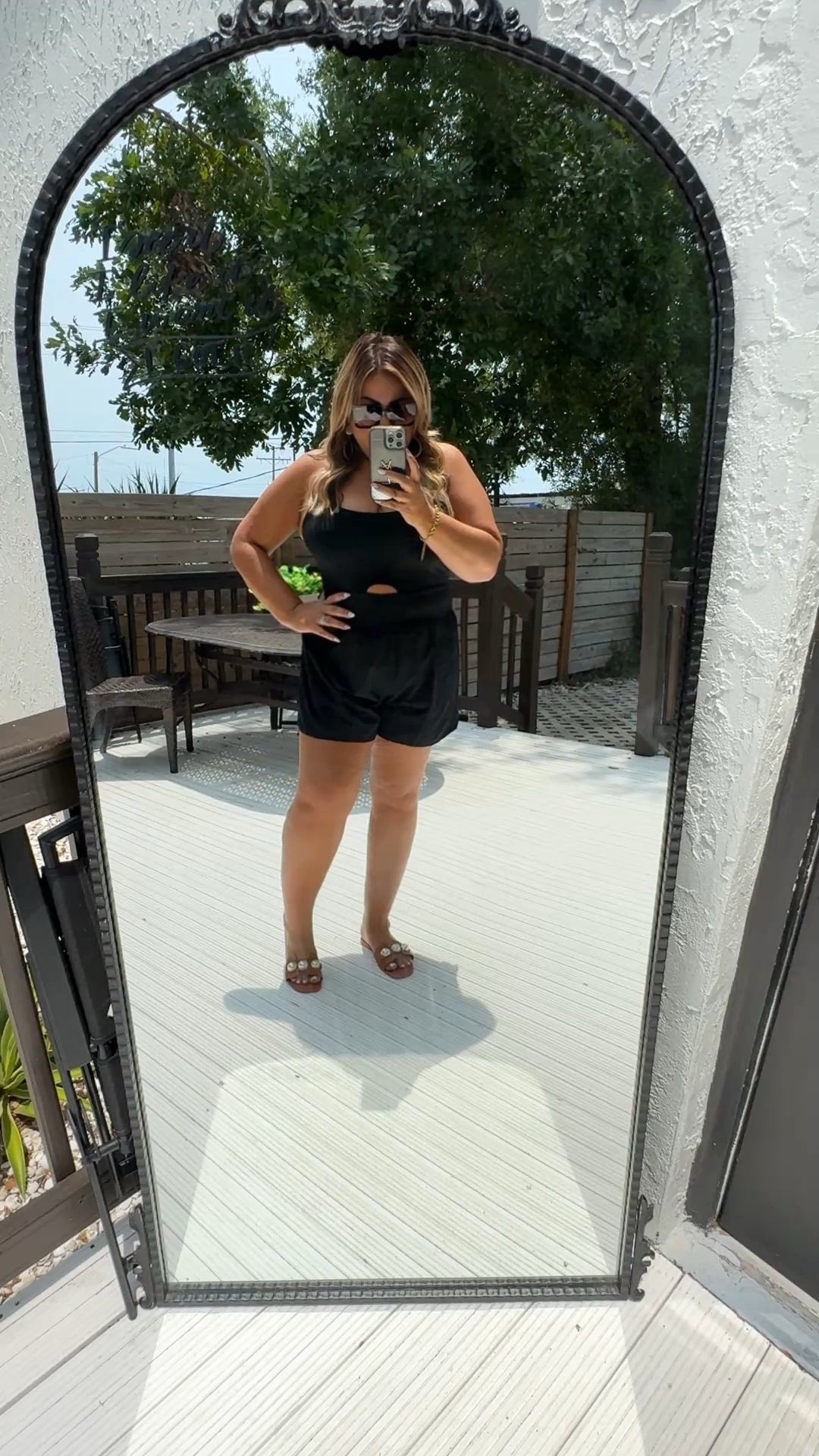 Peek-a-boo Athletic Romper