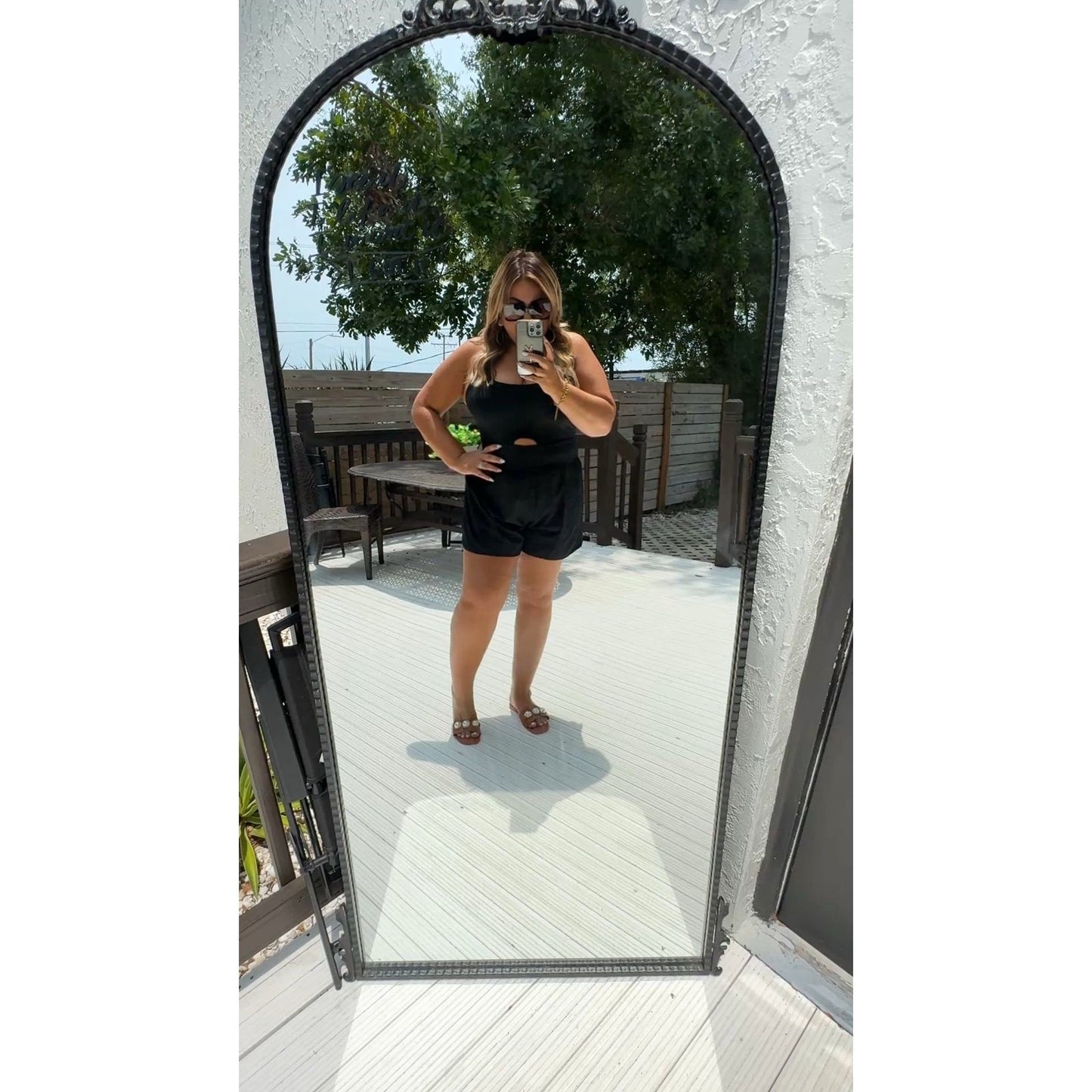 Peek-a-boo Athletic Romper