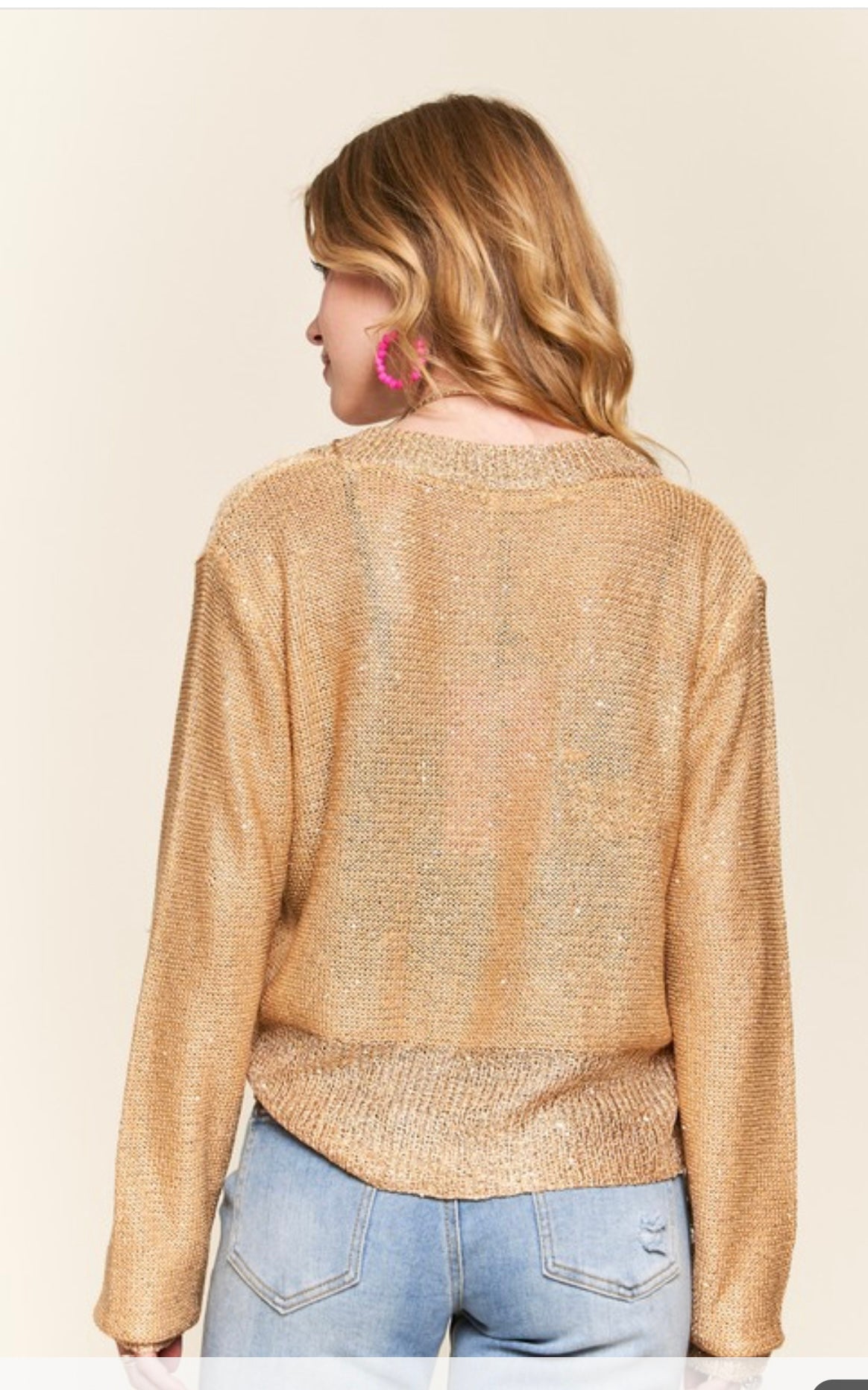 Golden nights sweater