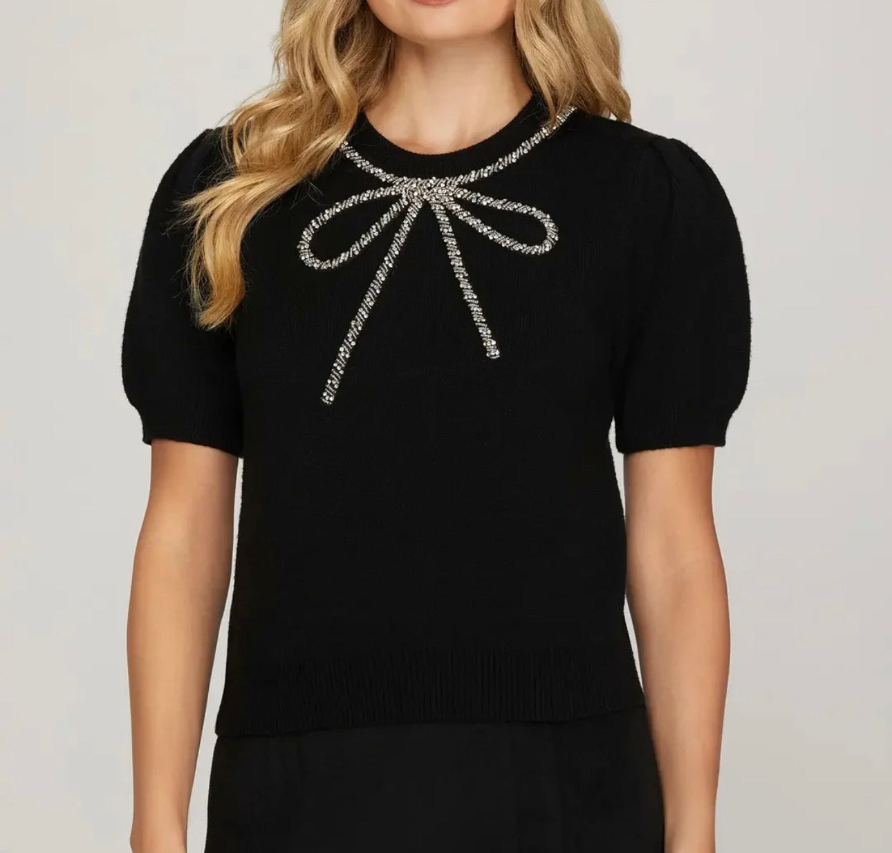 So Classy Bow sweater