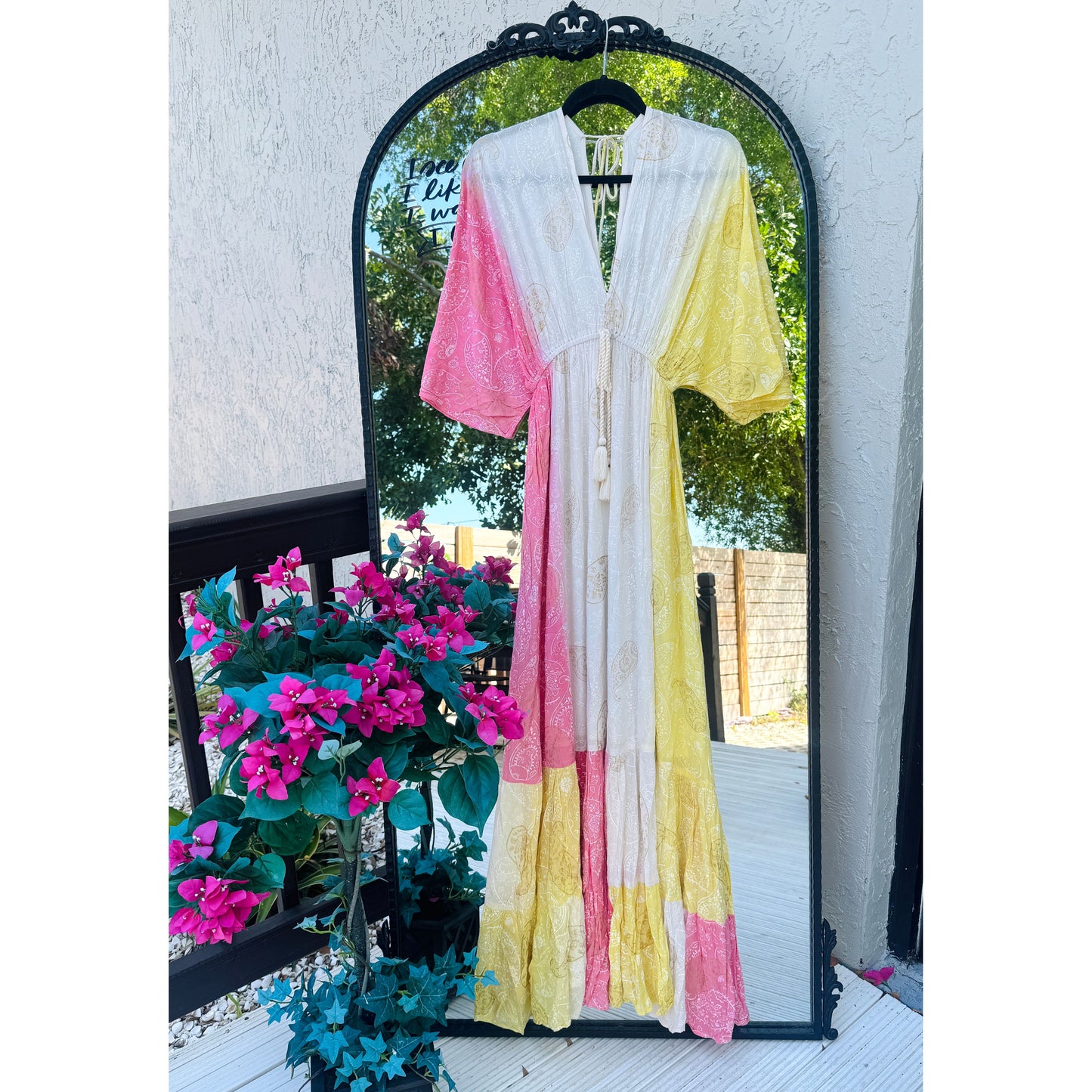 Sunrise by the bay boho dress