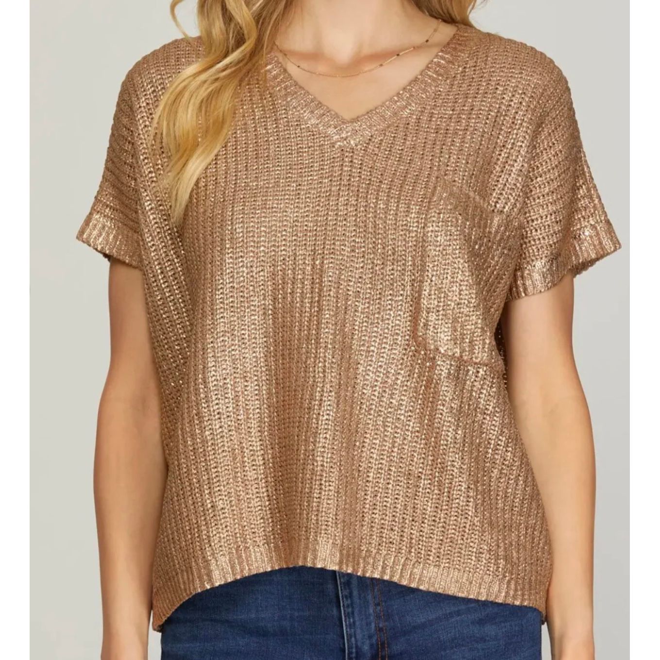 Rose Gold Paradise Sweater