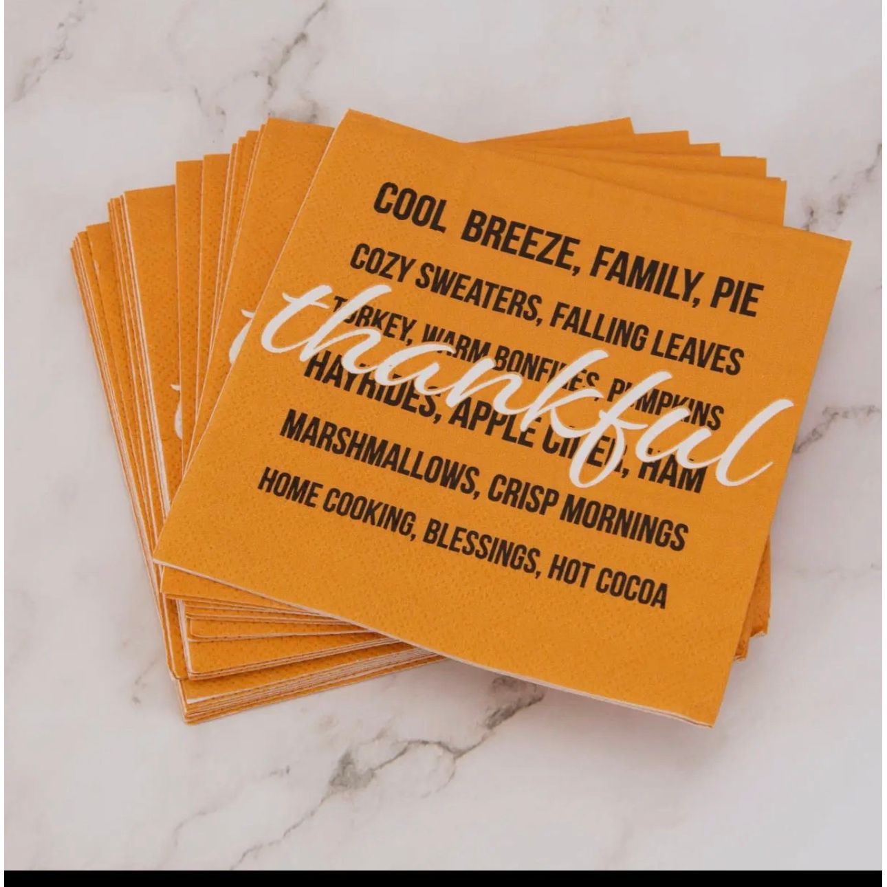 Thankful Napkins
