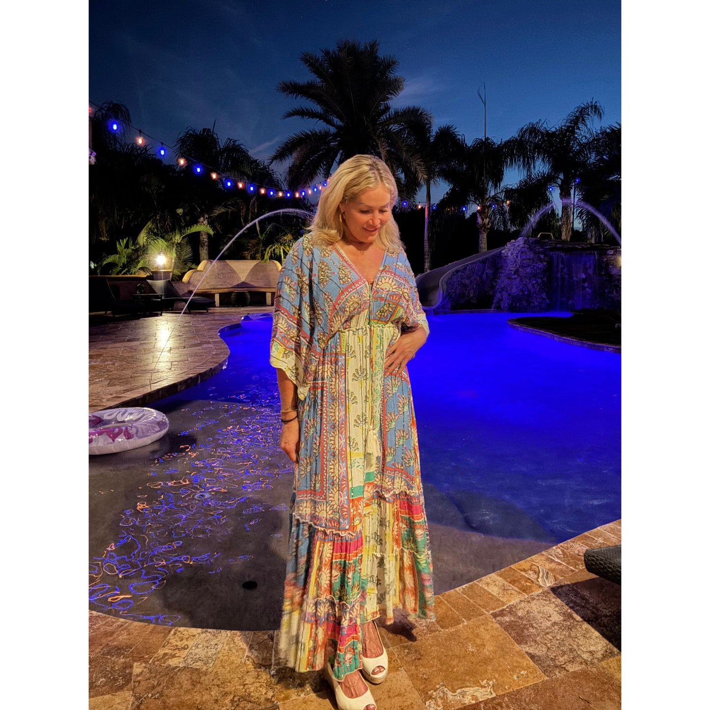 Boho Aqua Lust Dress