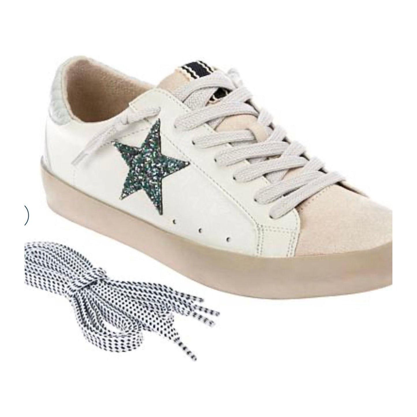 SHUSHOP PAMELA Everyday Star Sneaker multi sparkle- cream