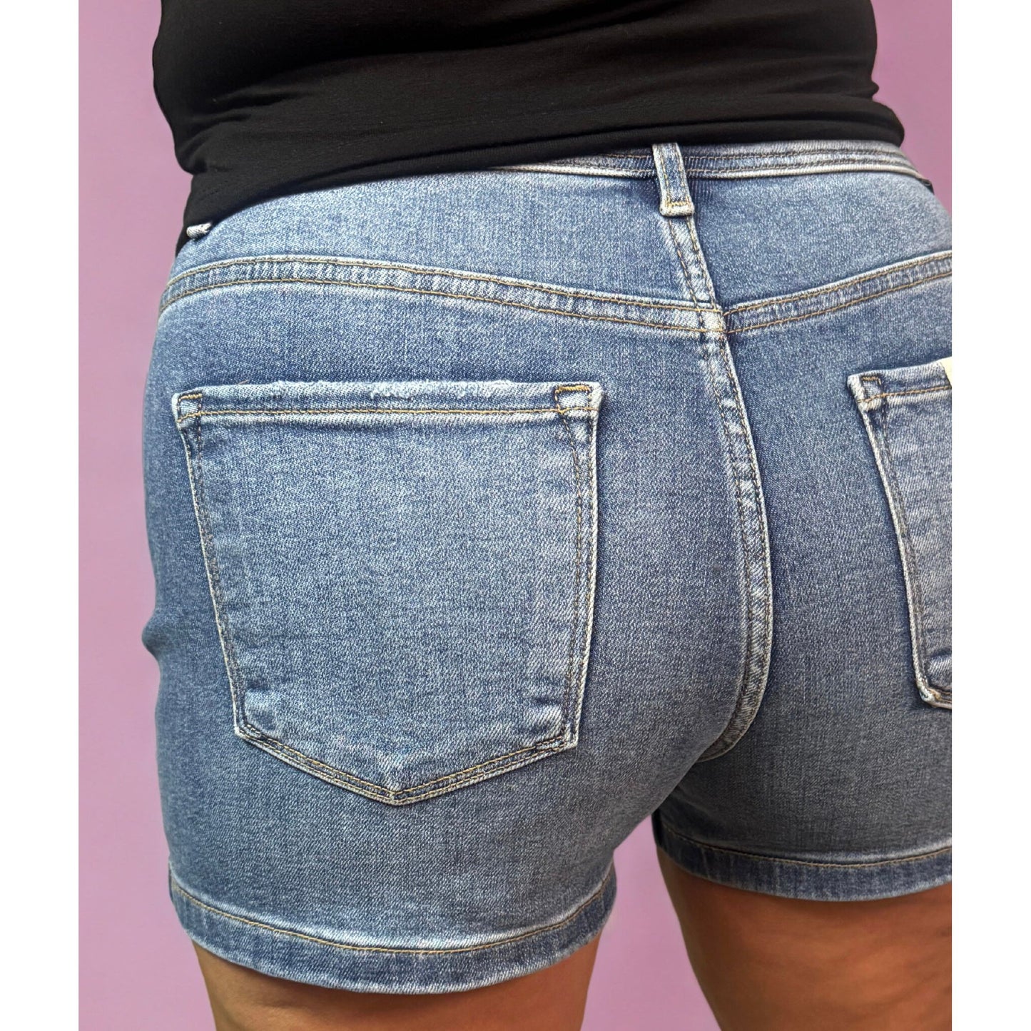 RISEN High Rise Bow Shorts