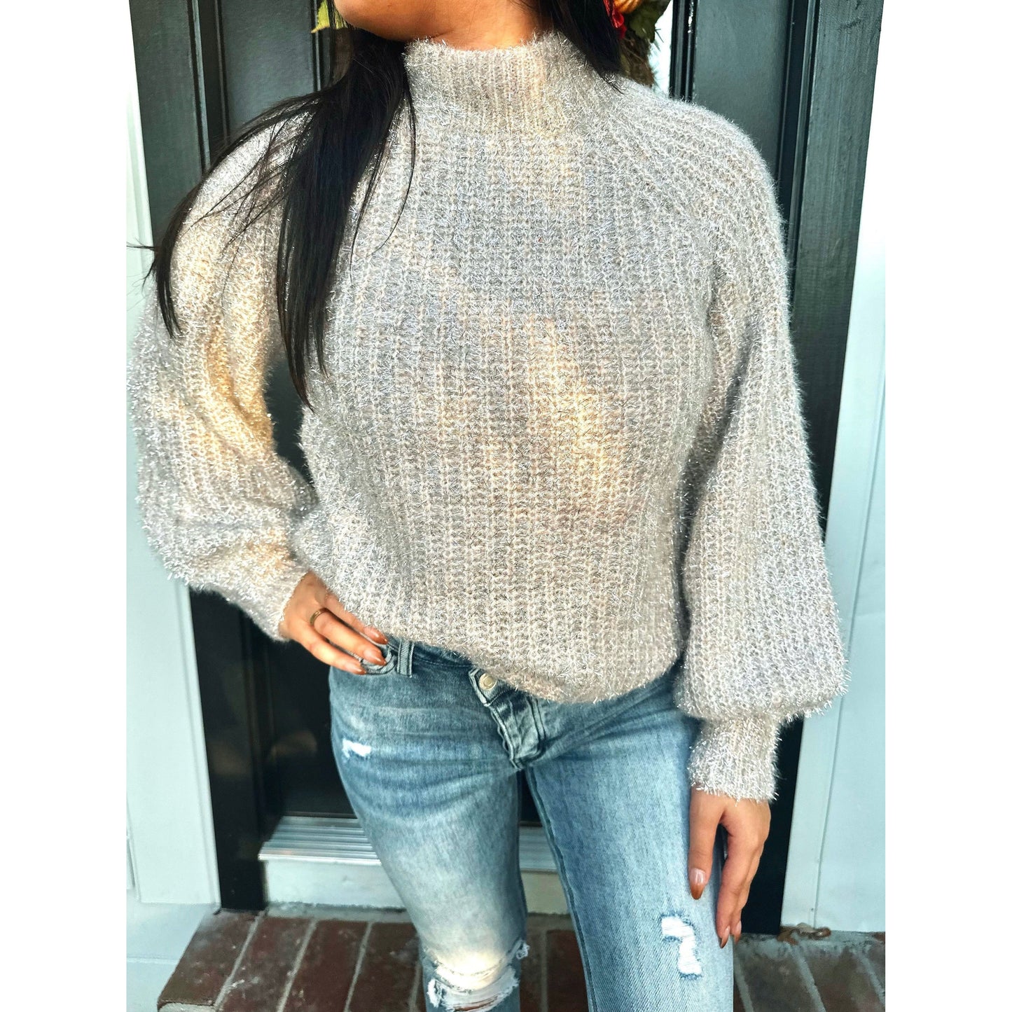 Champagne nights sweater