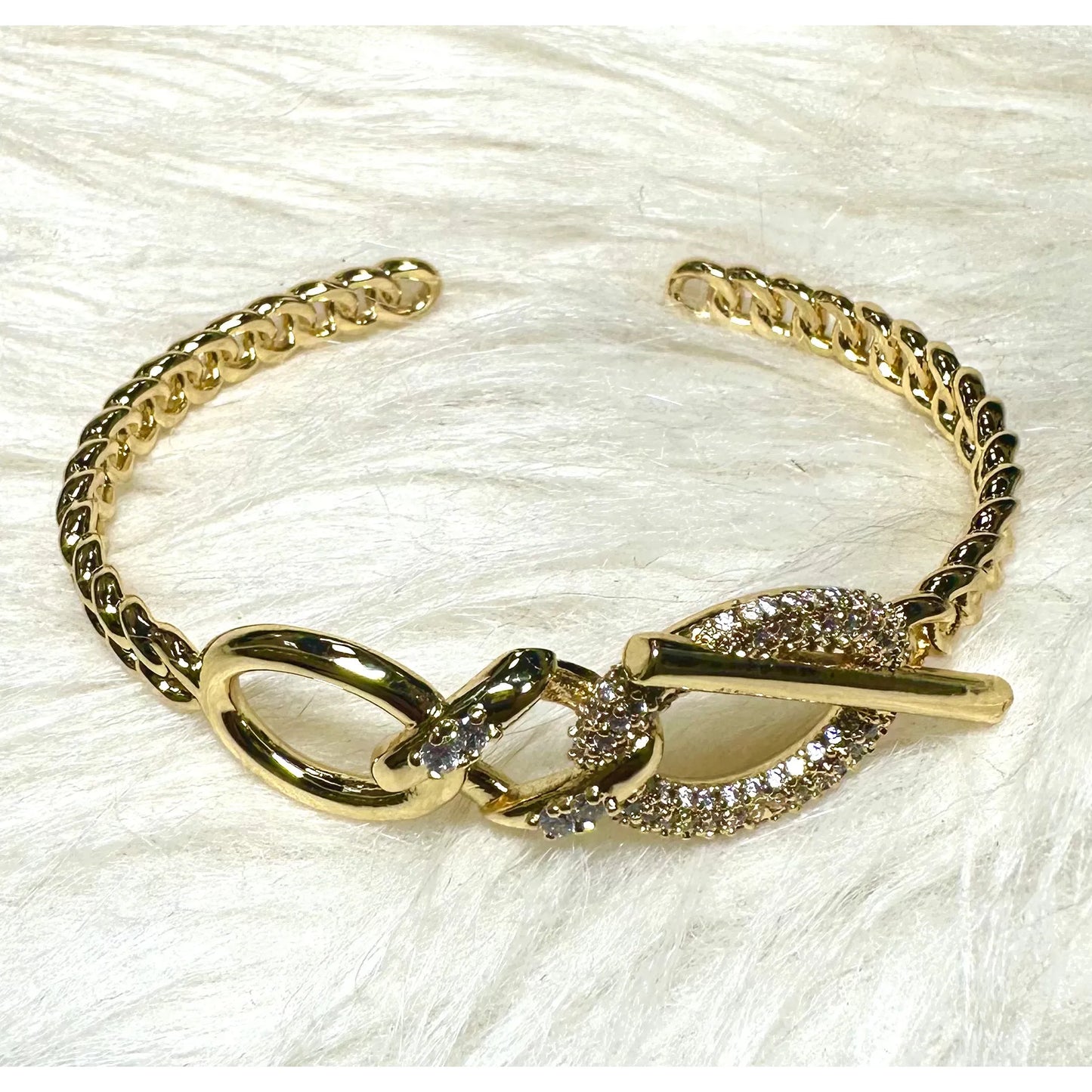 Scarlett Bracelet Cuff- gold