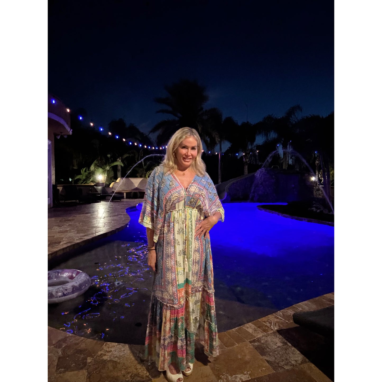 Boho Aqua Lust Dress