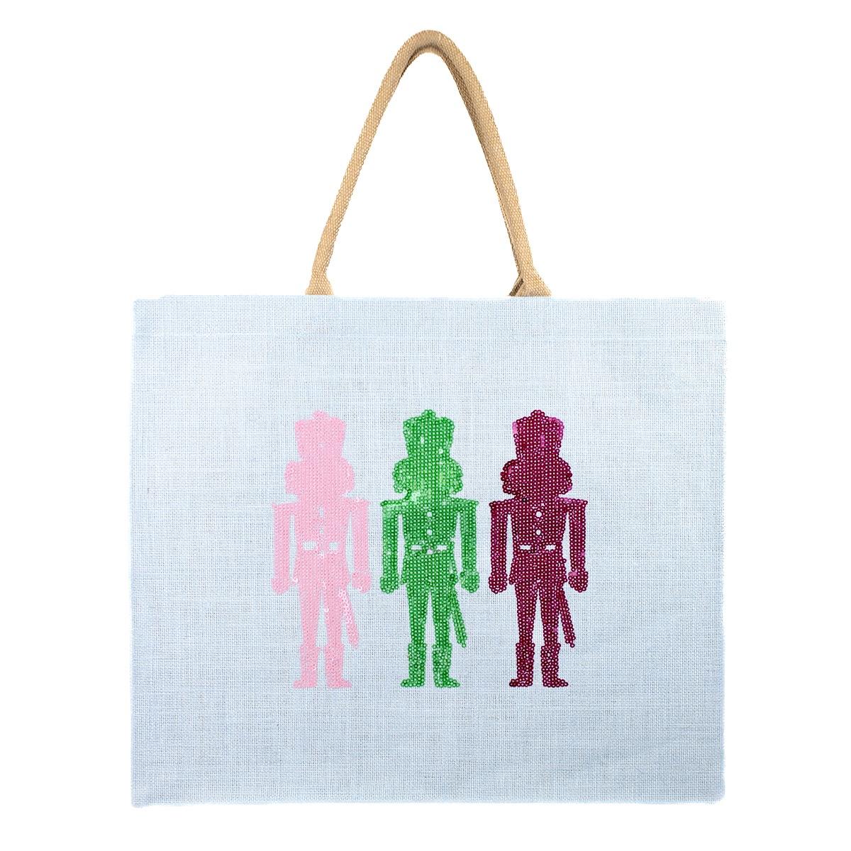 Sequin Nutcracker tote
