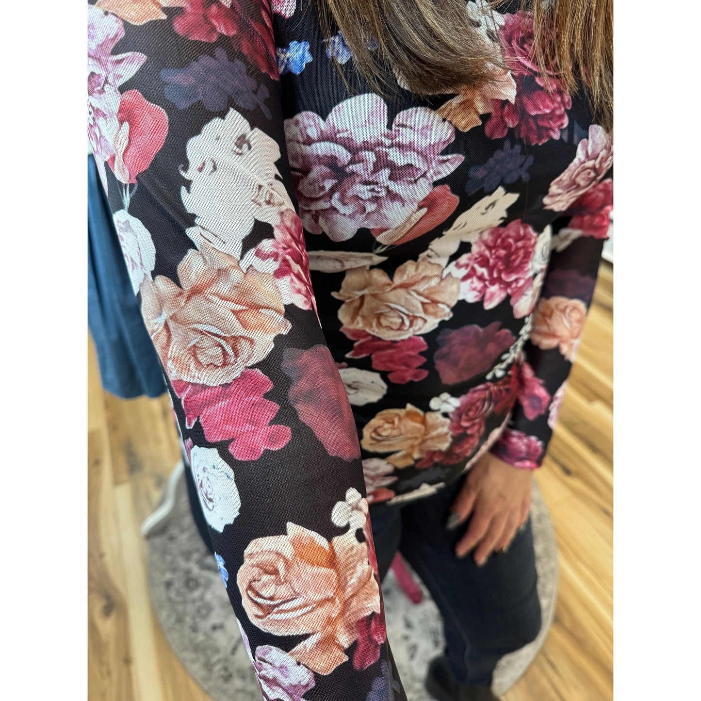 Dream Bouquet Mesh top