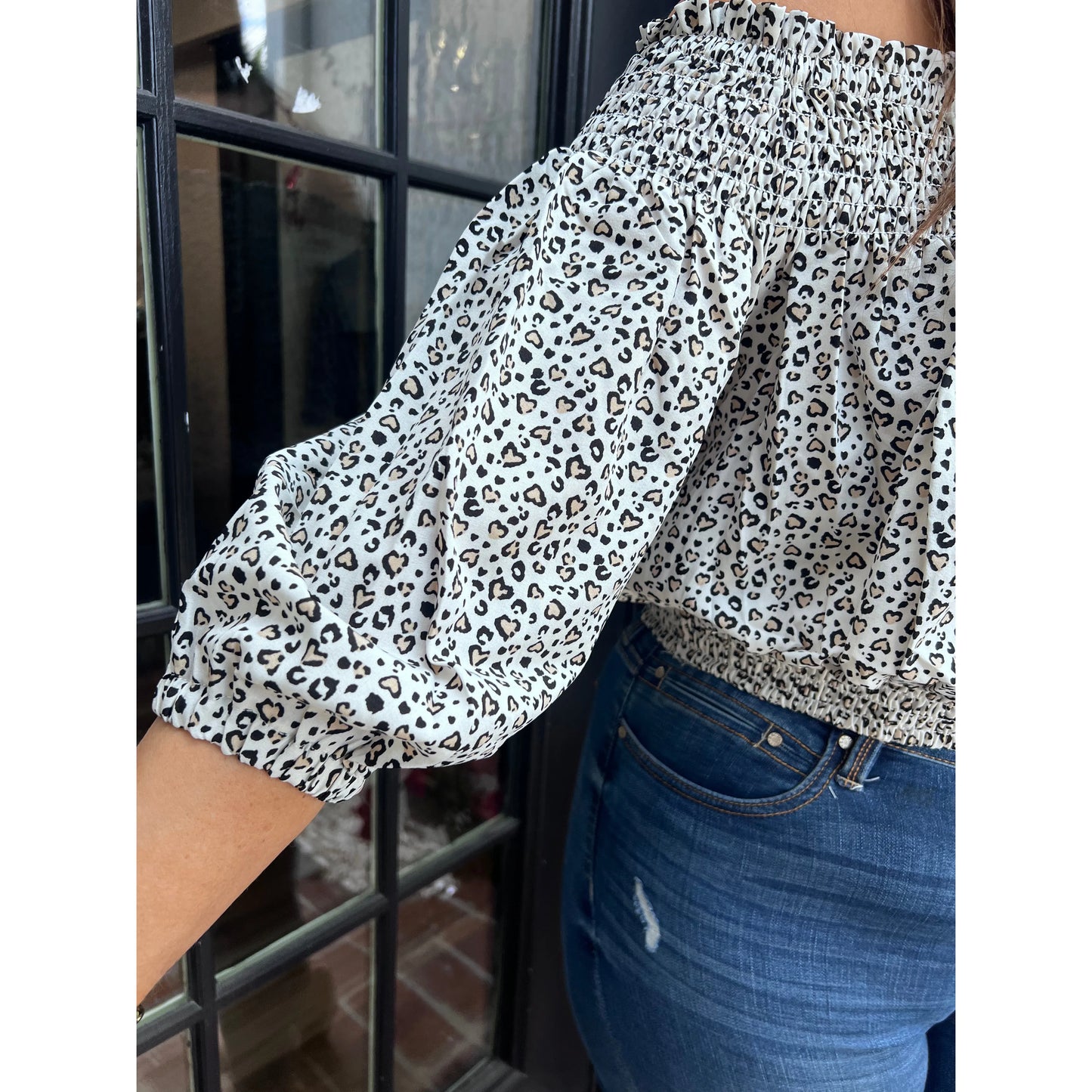 Wild love off shoulder top