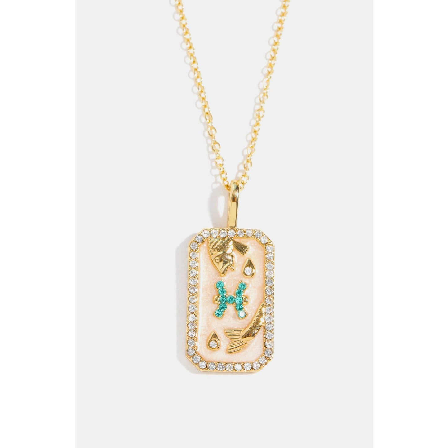 Rhinestone Constellation Pendant Copper Necklace