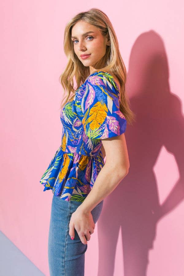 Isla Aura Smocked Blouse