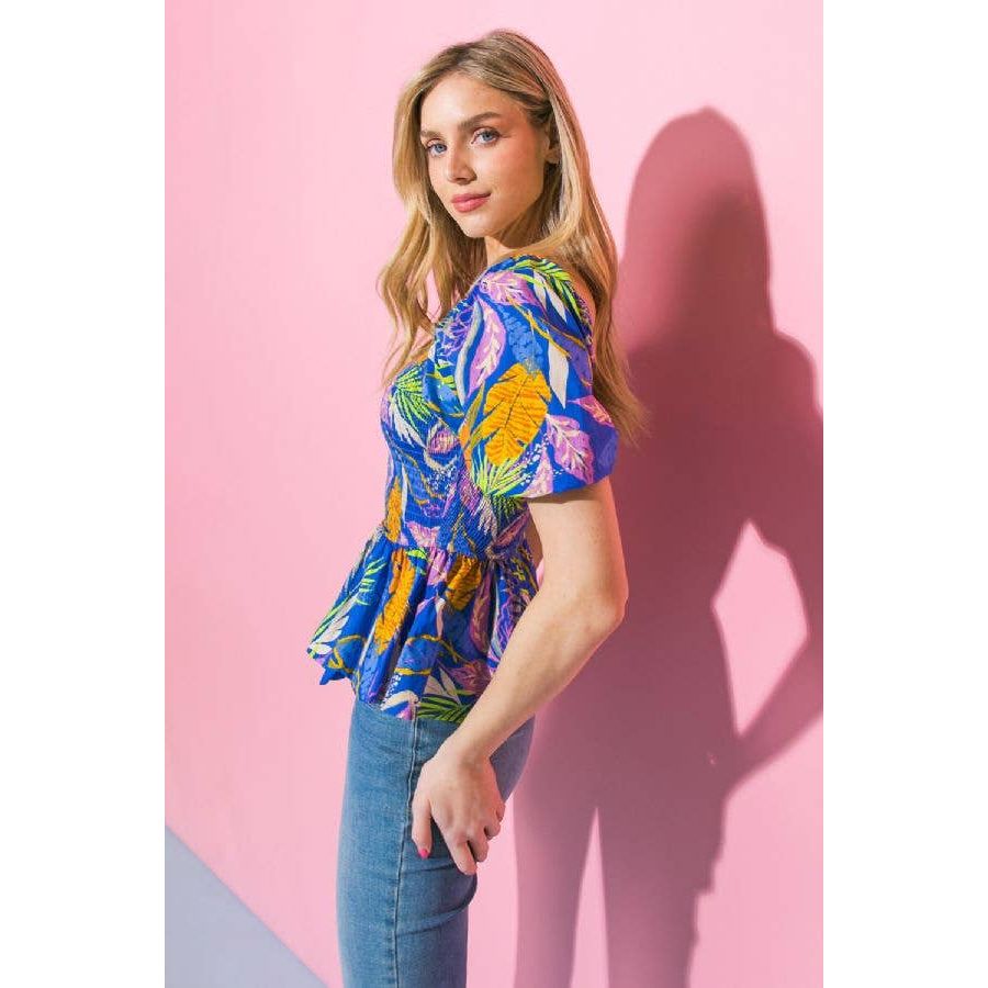 Isla Aura Smocked Blouse