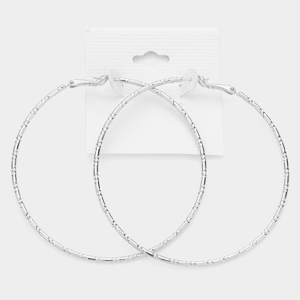Silverl Hoop Earrings