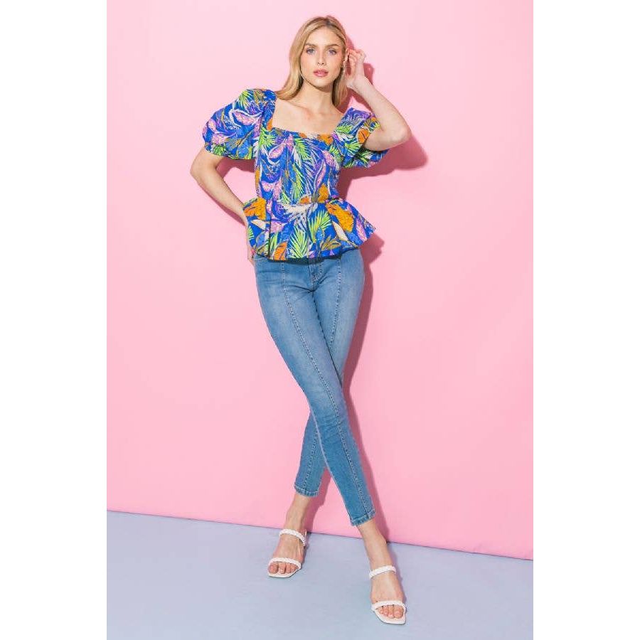 Isla Aura Smocked Blouse