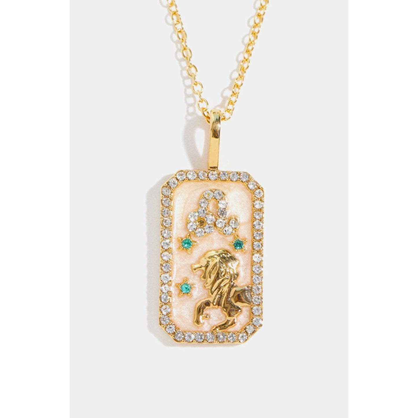 Rhinestone Constellation Pendant Copper Necklace
