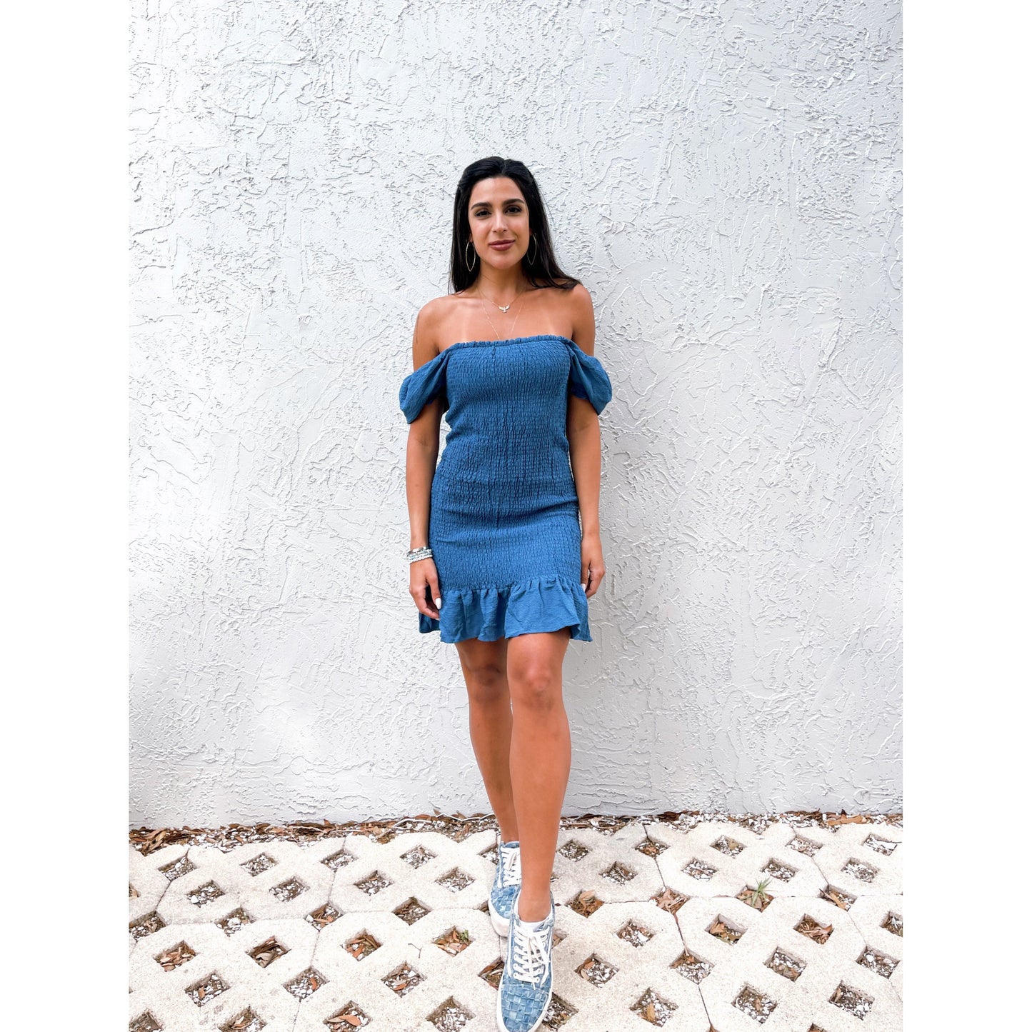 About Last Night Smocked Dress