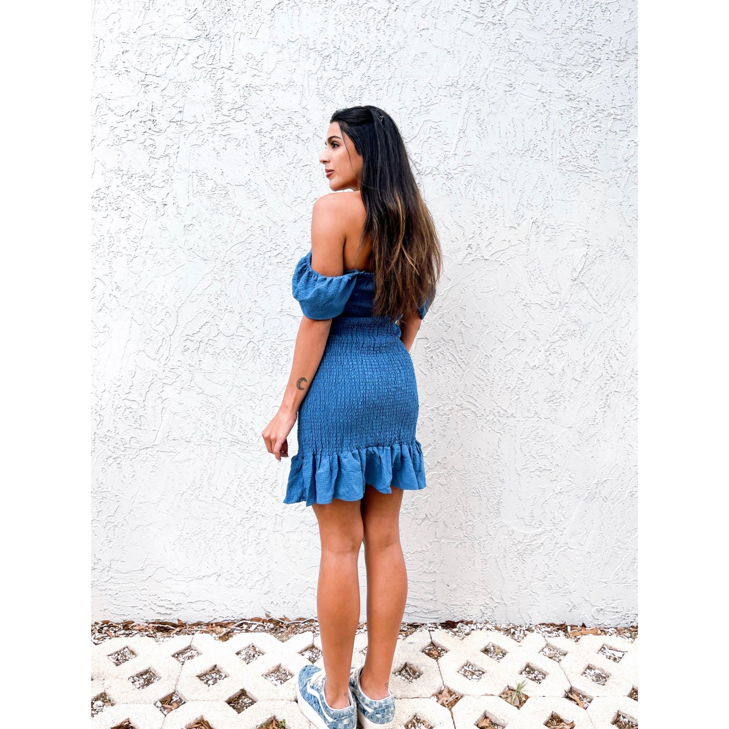 About Last Night Smocked Dress