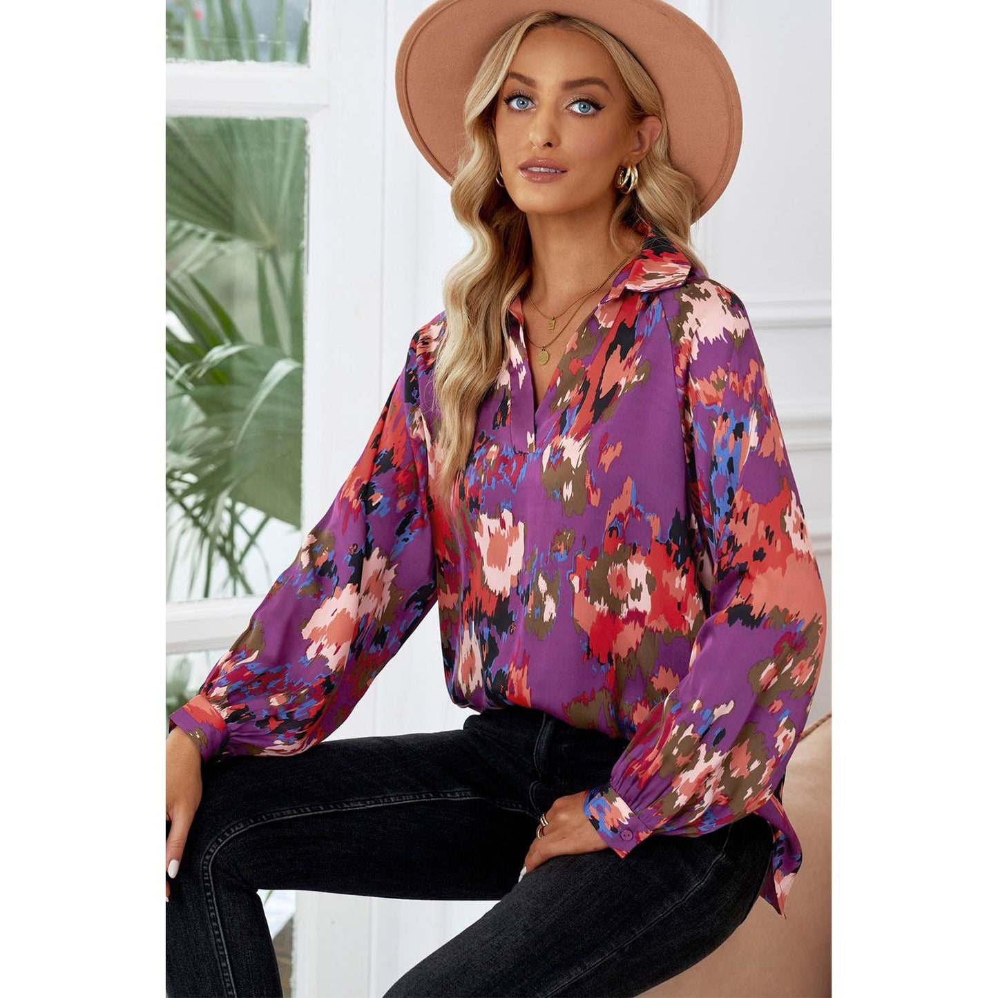 Floral fusion Blouse