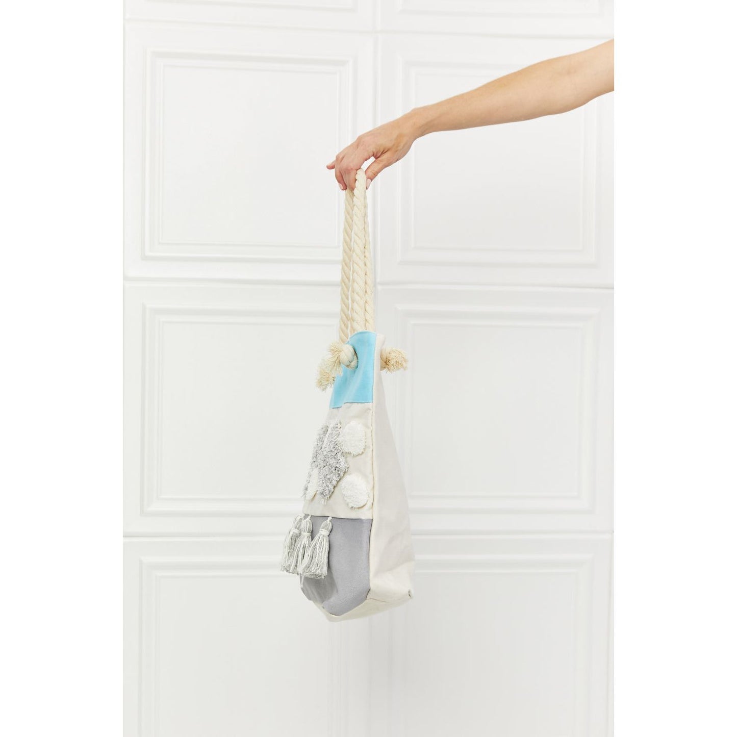 Justin Taylor In The Sand Tassle Tote Bag