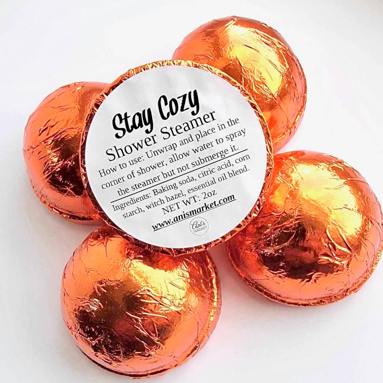 Shower Steamer - Stay Cozy (cinnamon orange)