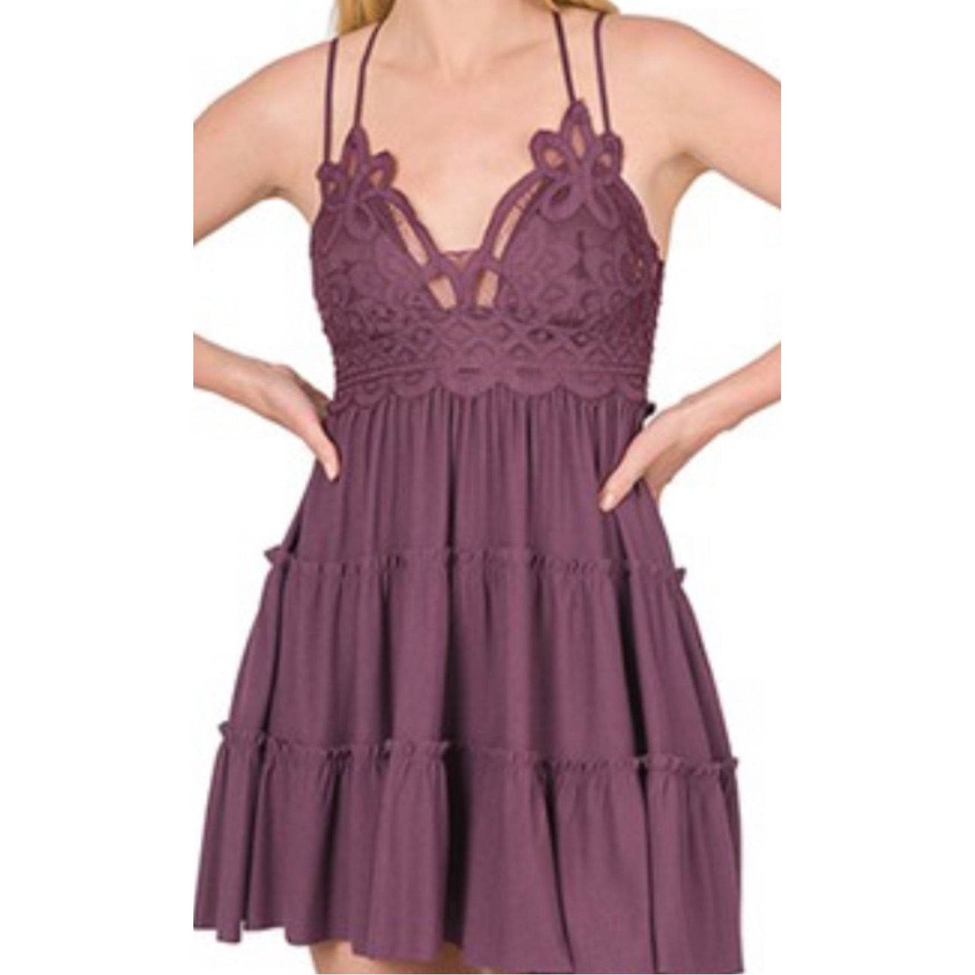 Give It Up To Me "Plum Curvy"