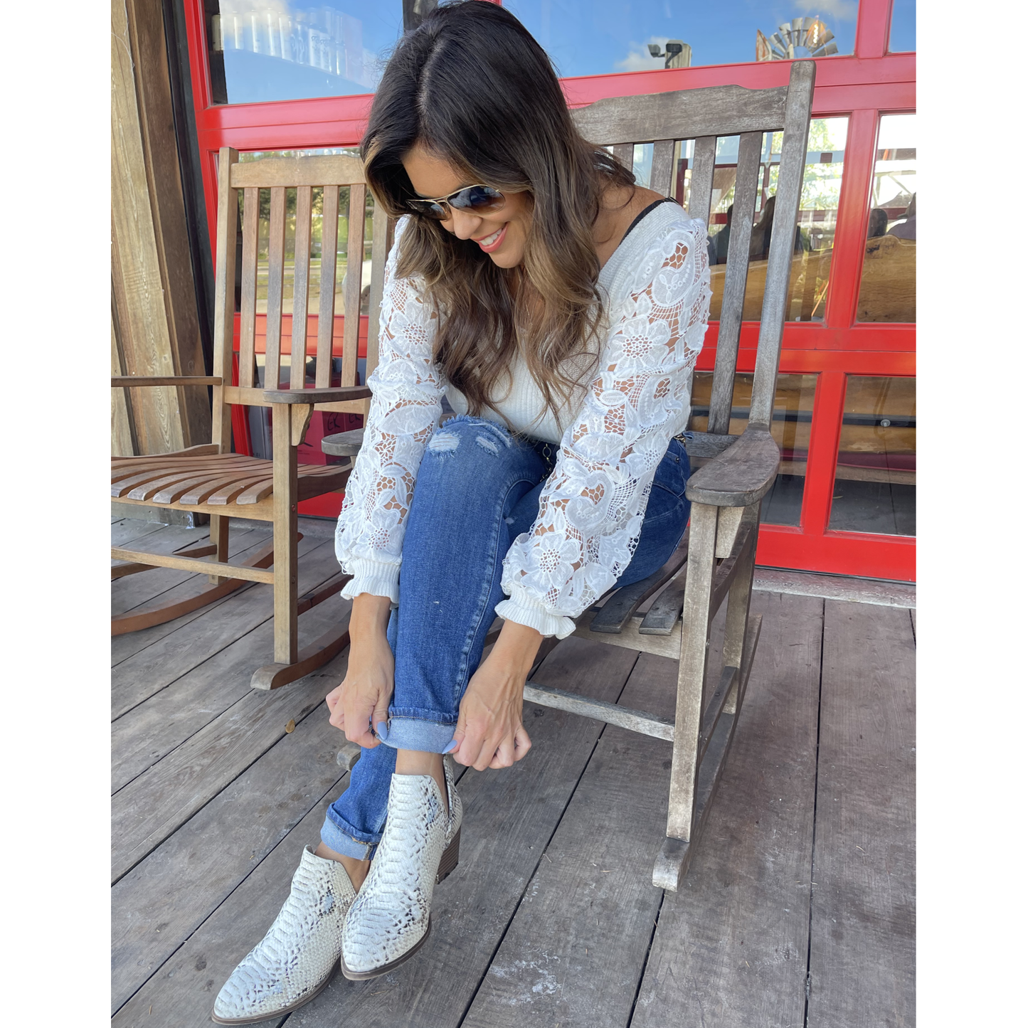 High Rise Risen Jeans
