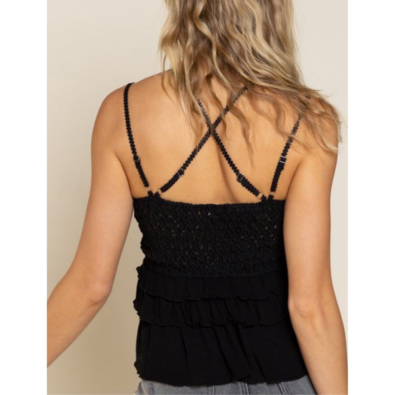 Beach babe bralette/ black