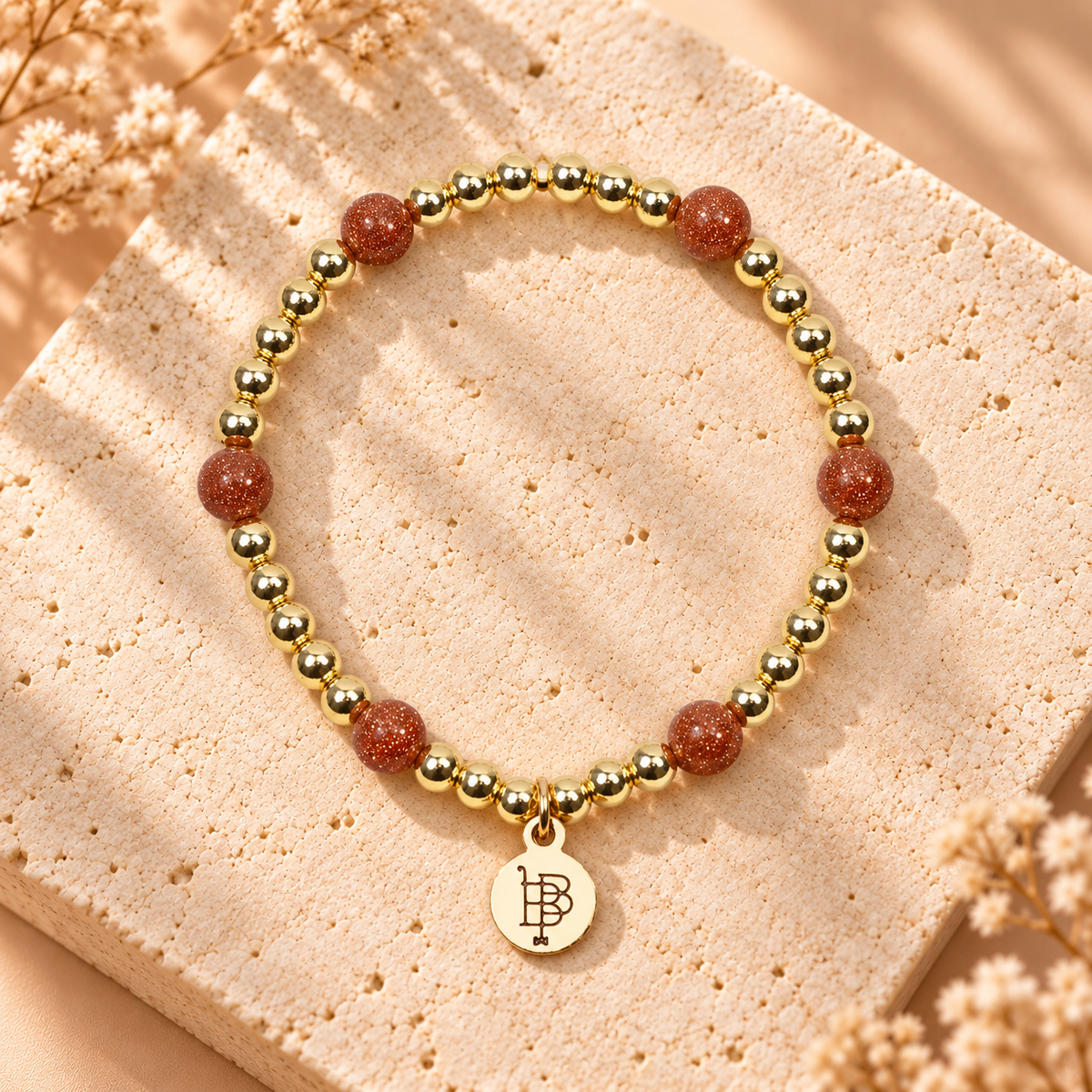 Lexi Stretch Bracelet - Pumpkin Spice