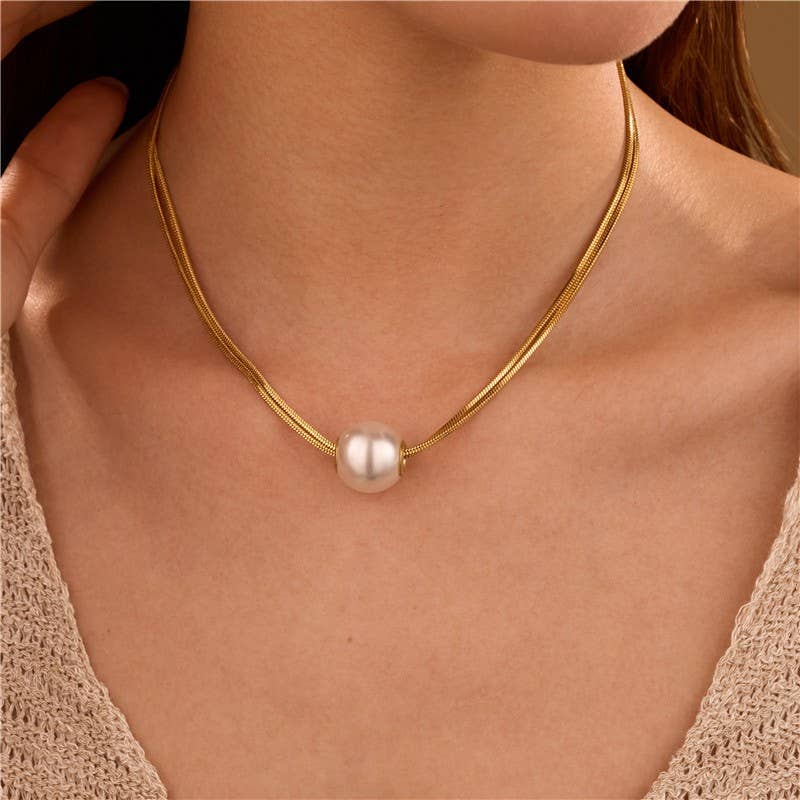 NON-TARNISH PEARL NECKLACE