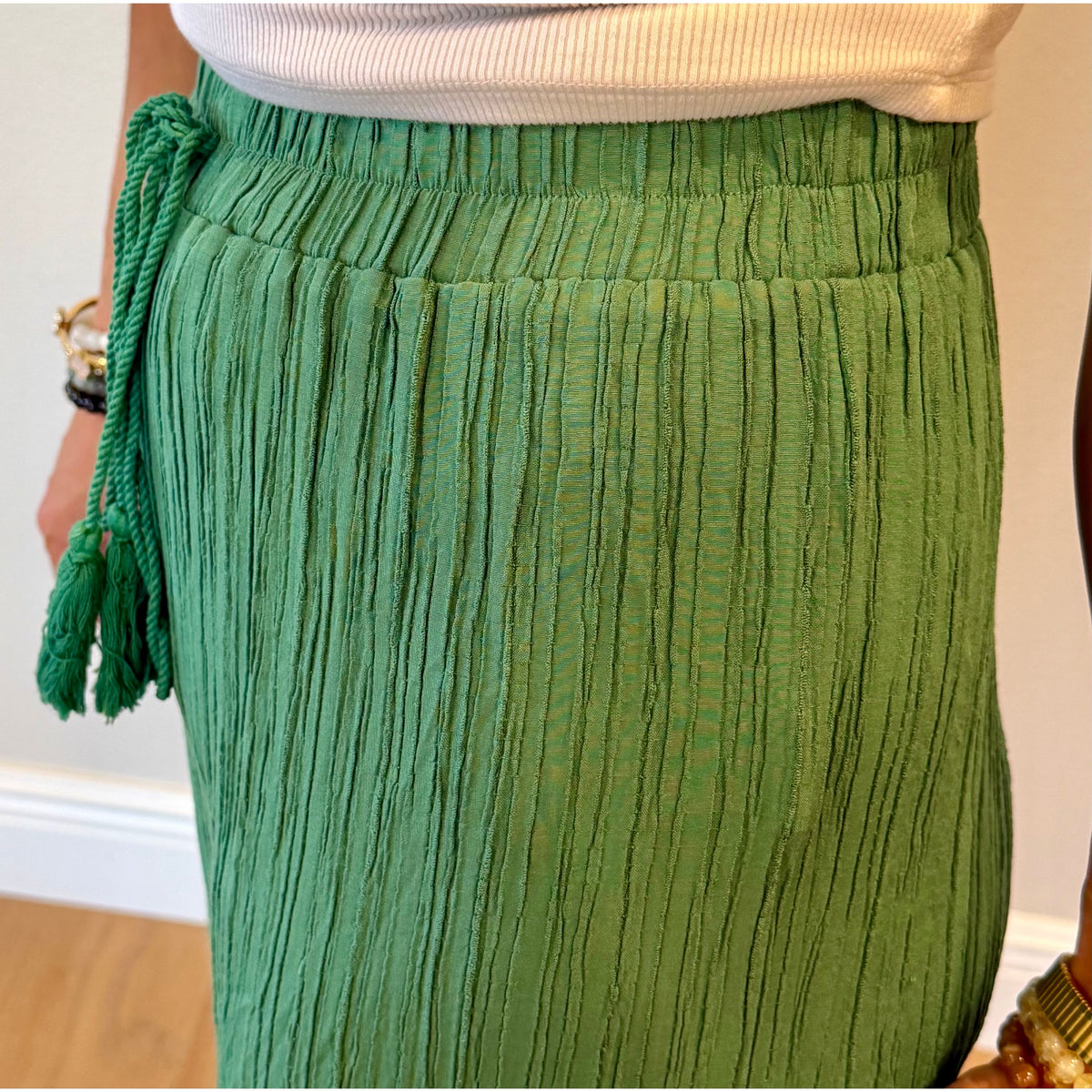 Verde Vibes Wide leg Pant