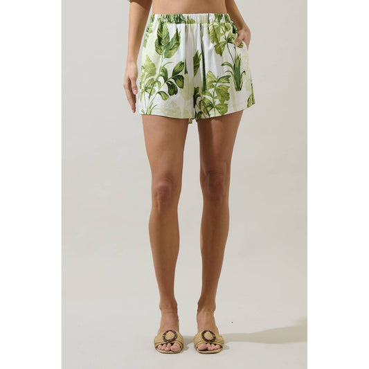 Palmet Tropical Shorts