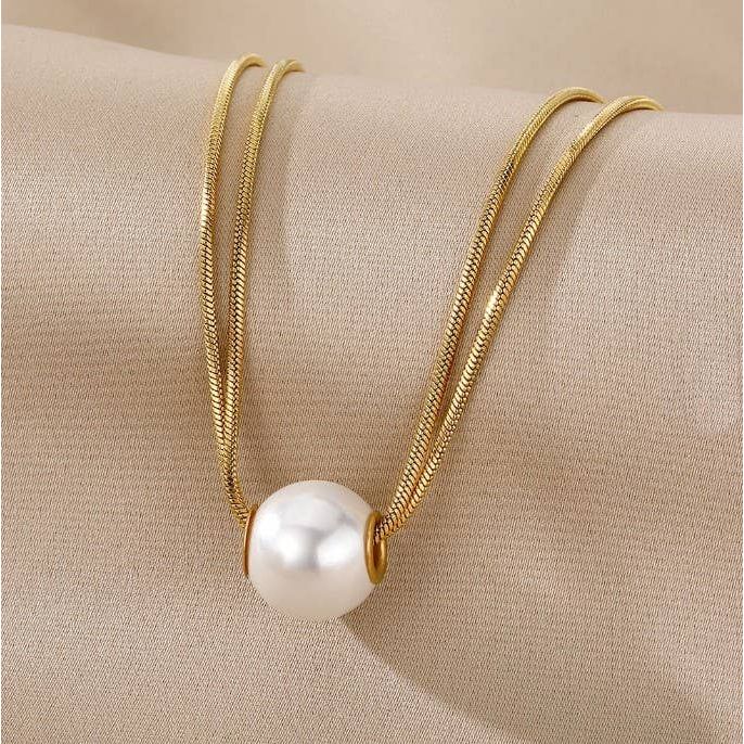 NON-TARNISH PEARL NECKLACE
