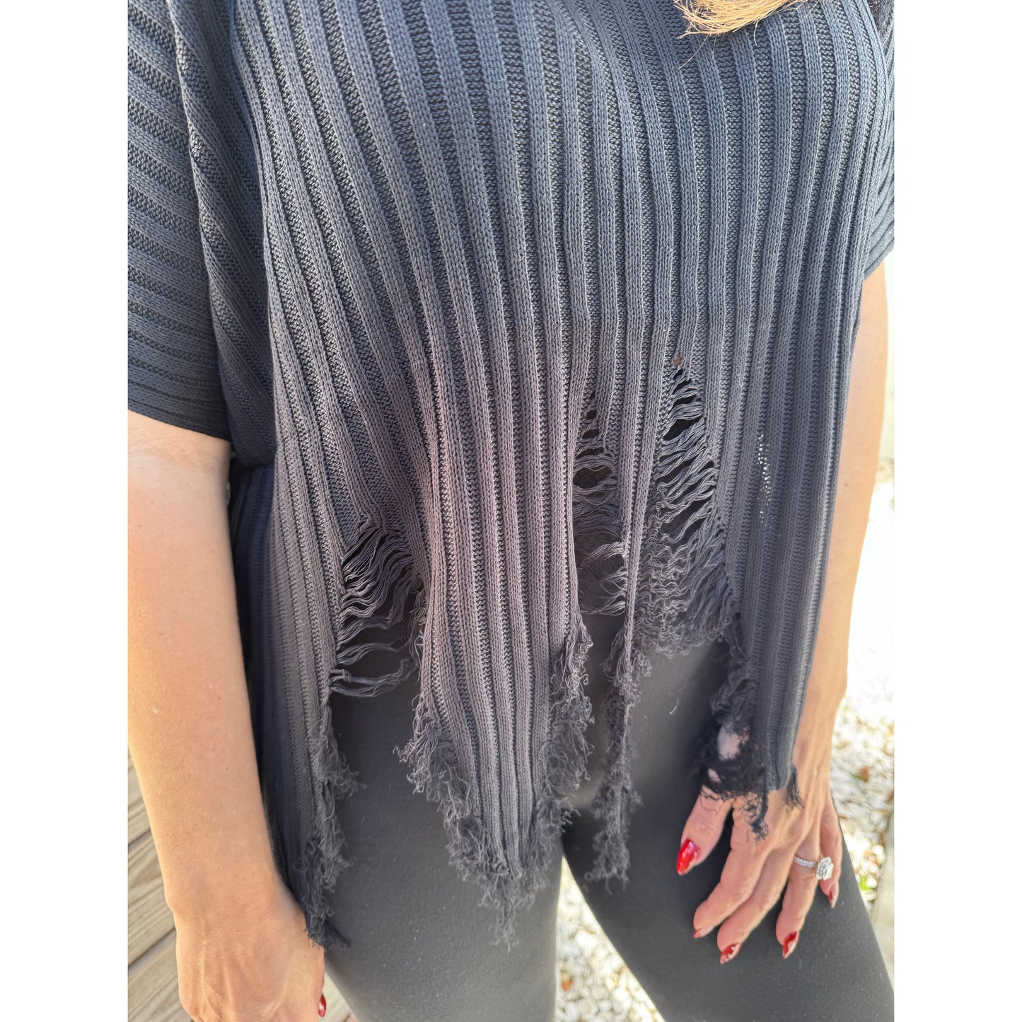Urban Edge Knit Top