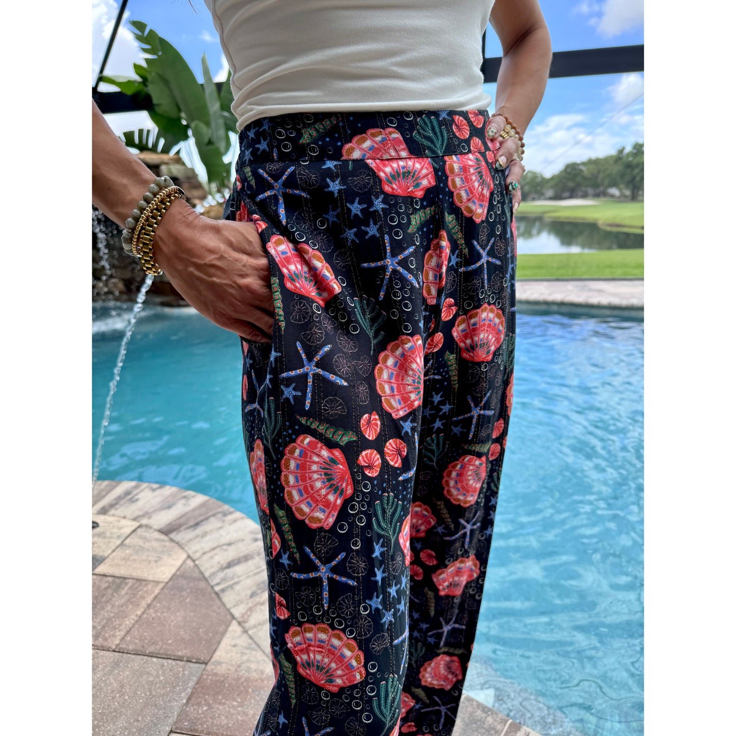 Whimsical Deep Sea Pants by America and Beyond