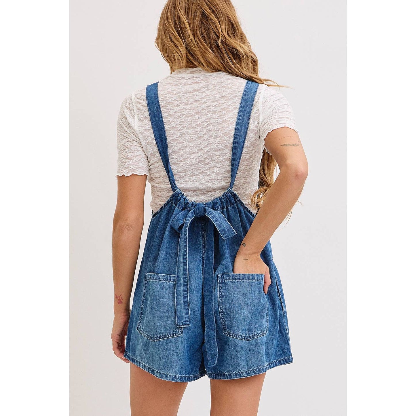 It’s a beautiful day denim Romper