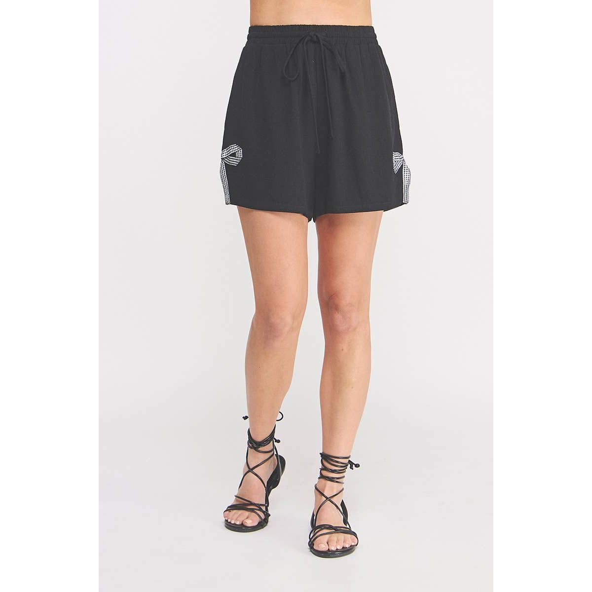 Southern Charm linen blend shorts