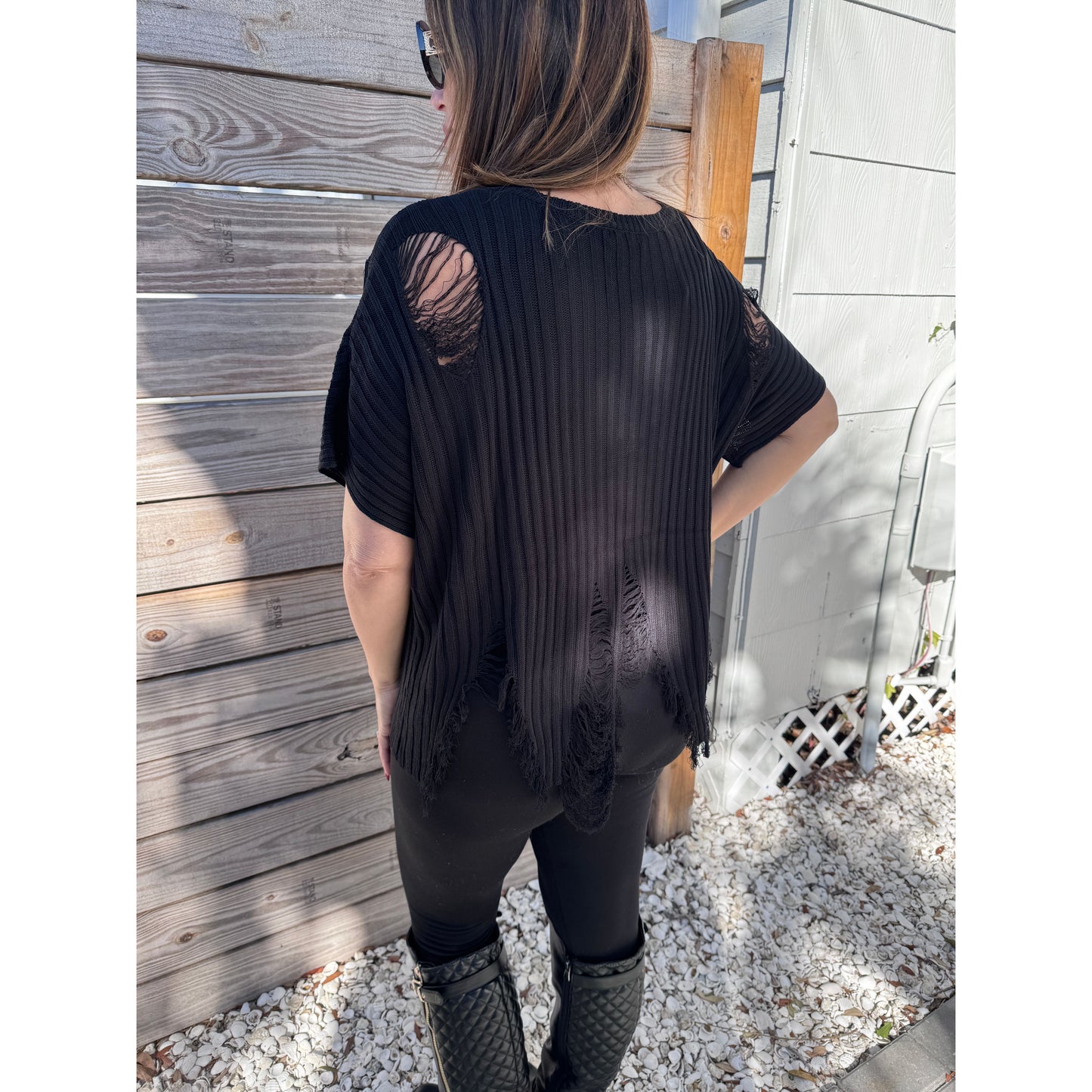 Urban Edge Knit Top