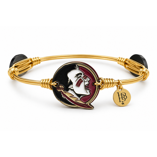 The Florida State Seminoles Logo Bangle Bracelet