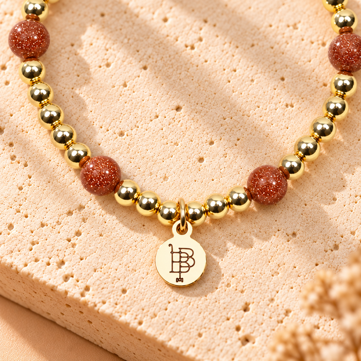 Lexi Stretch Bracelet - Pumpkin Spice