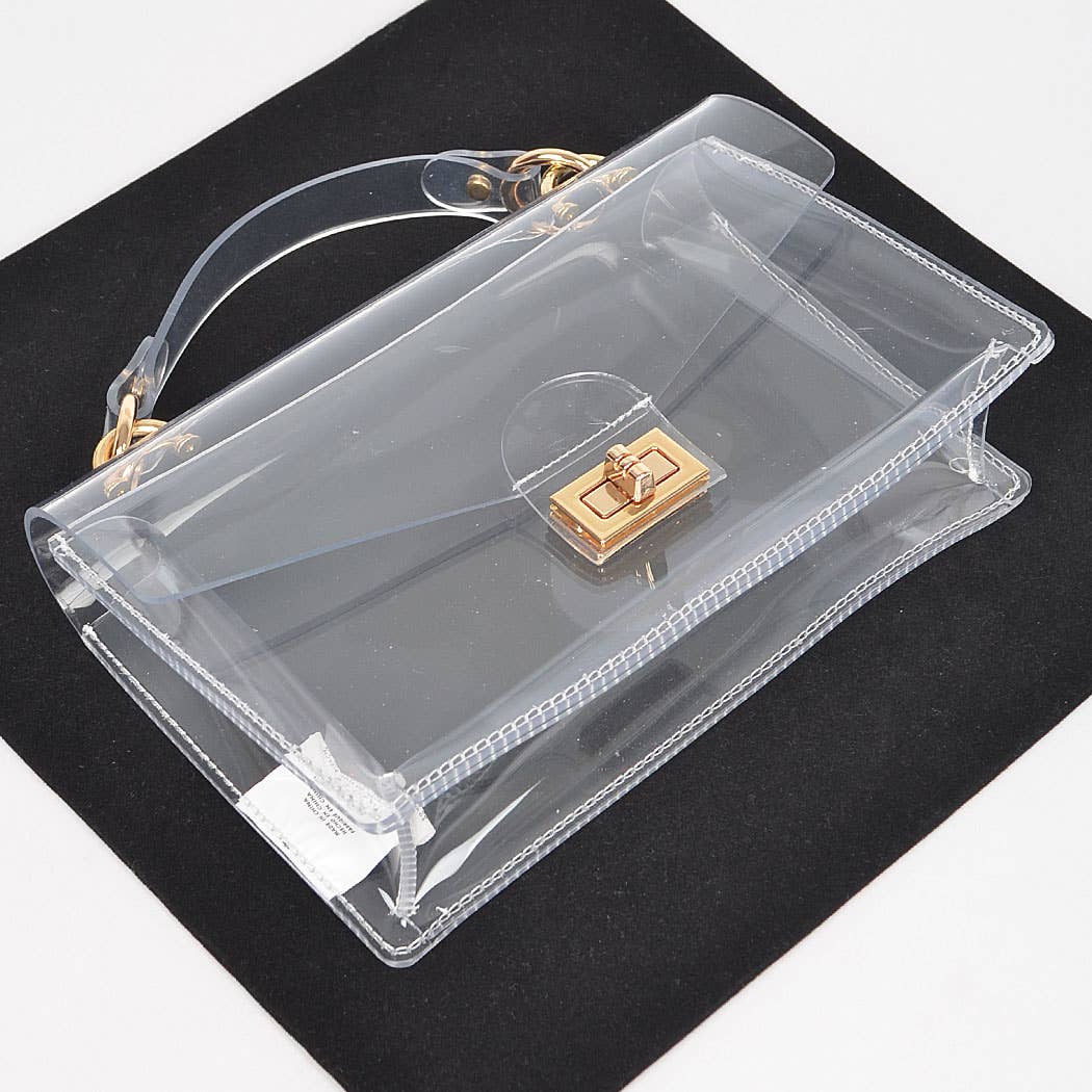 Clear Studded Purse