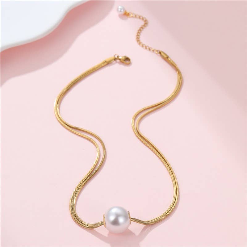 NON-TARNISH PEARL NECKLACE