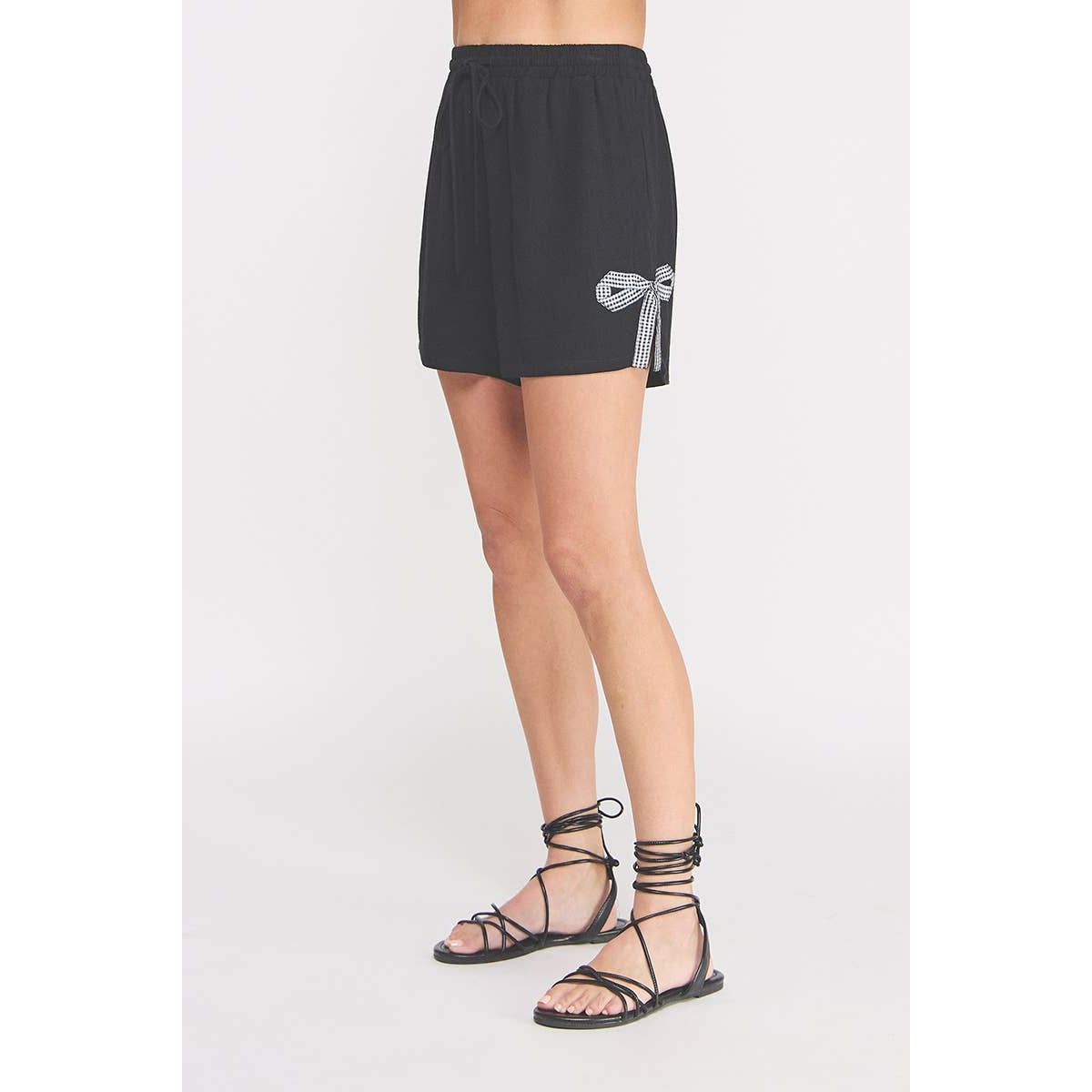 Southern Charm linen blend shorts