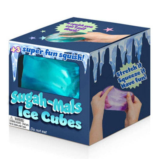 Ice Cube Squishy Stress Ball -Asst Colors