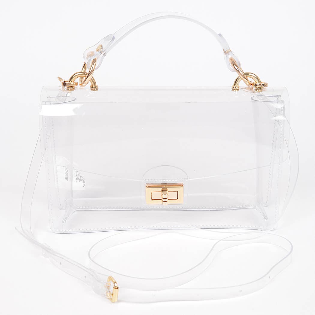 Clear Studded Purse