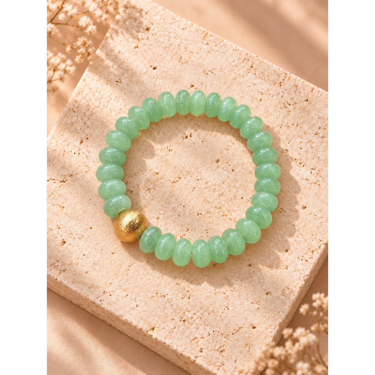 Kendley Stretch Bracelet - Jade Green