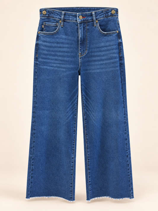 Judy Blue Sienna High-Waist Petite Wide-Leg Jeans