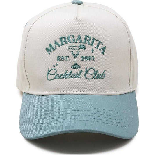 Vintage Snapback Hat - Margarita Cocktail Club - Sage